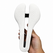 PAVEWAY 3D-Printed Carbon-Rail Road Saddle — 145 / 150mm White