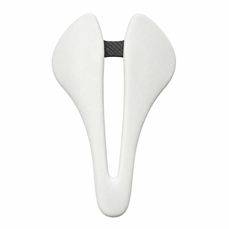 PAVEWAY Short-Nose Full Carbon Saddle — 85g — 250 × 140 / 150mm White
