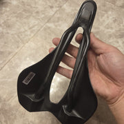 PAVEWAY SLR 4D 3D-Inspired Carbon Racing Saddle — 242 × 143mm — Black / White