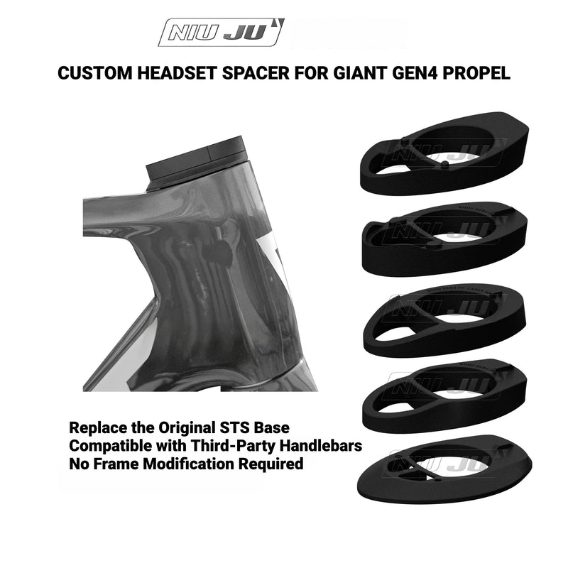 NIUJU GIANT Propel GEN4 Headset Adapter Spacer | Custom Integrated Cockpit Conversion