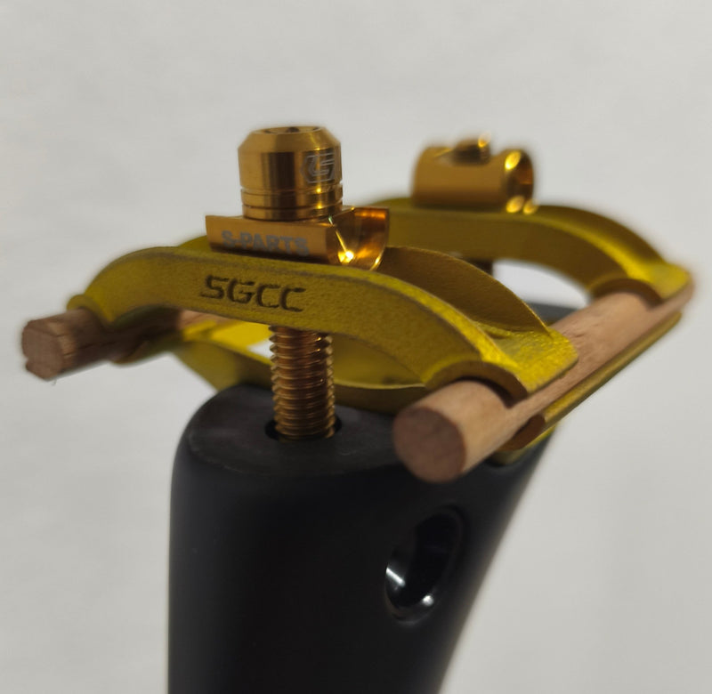 Quick Titanium Saddle Clamp Kit for Quick Pro & Quick Models — 22g Gold