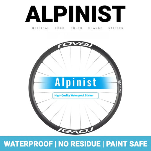 Roval Alpinist Carbon Wheel Decals Custom Logo Color Change Stickers for Specialized Wheels