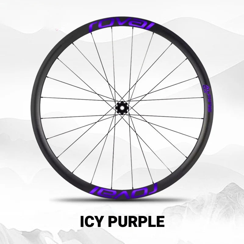 Roval Alpinist Carbon Wheel Decals Custom Logo Color Change Stickers for Specialized Wheels Ice Purple