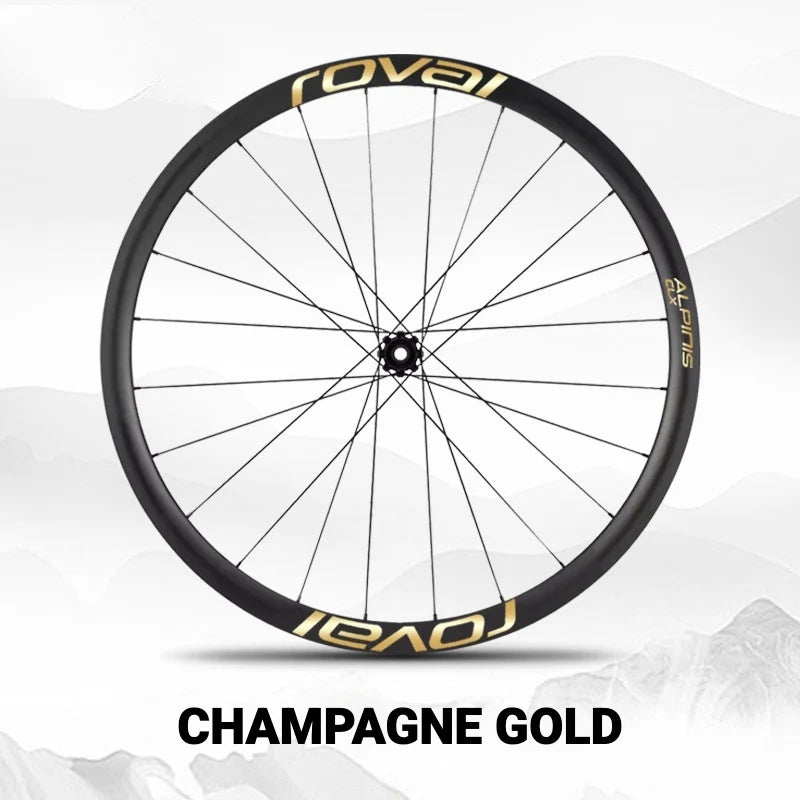 Roval Alpinist Carbon Wheel Decals Custom Logo Color Change Stickers for Specialized Wheels Champagne Gold