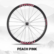 Roval Alpinist Carbon Wheel Decals Custom Logo Color Change Stickers for Specialized Wheels Peach Pink