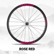 Roval Alpinist Carbon Wheel Decals Custom Logo Color Change Stickers for Specialized Wheels Rose Red