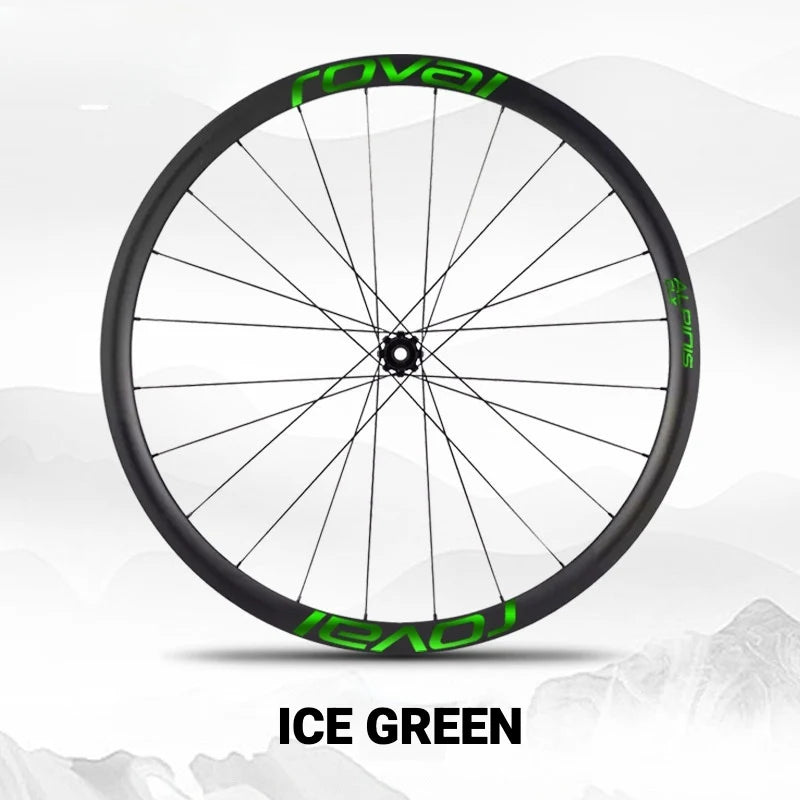 Roval Alpinist CLX 3 Wheel Decals Ice Green
