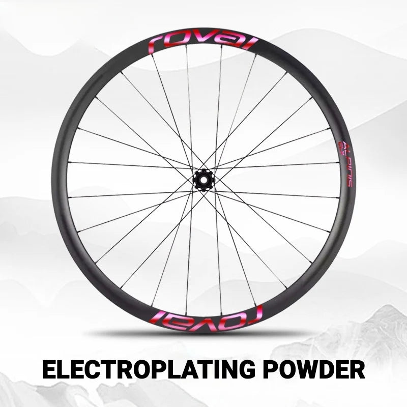 Roval Alpinist CLX 3 Wheel Decals Chrome Pink