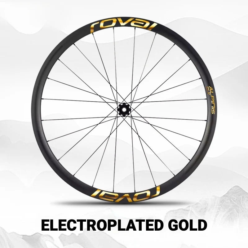 Roval Alpinist CLX 3 Wheel Decals Chrome Gold