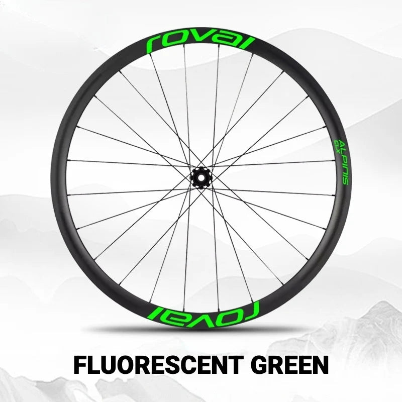 Roval Alpinist CLX 3 Wheel Decals Fluorescent Green