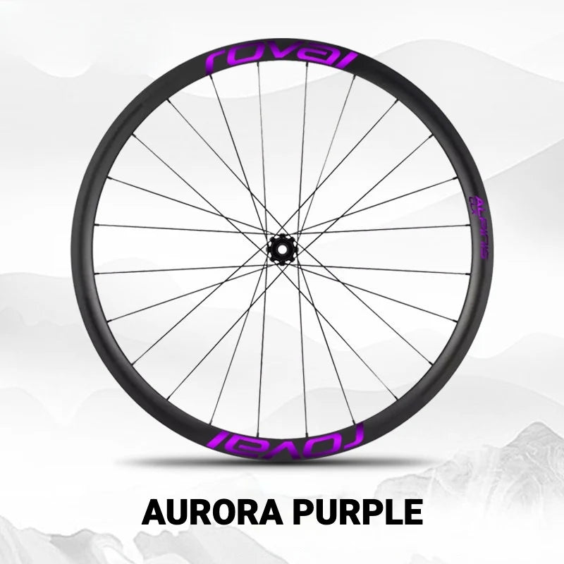 Roval Alpinist CLX 3 Wheel Decals Aurora Purple
