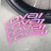 Roval CLX2 Carbon Wheelset Decal Wrap 🎨 Fluorescent Pink