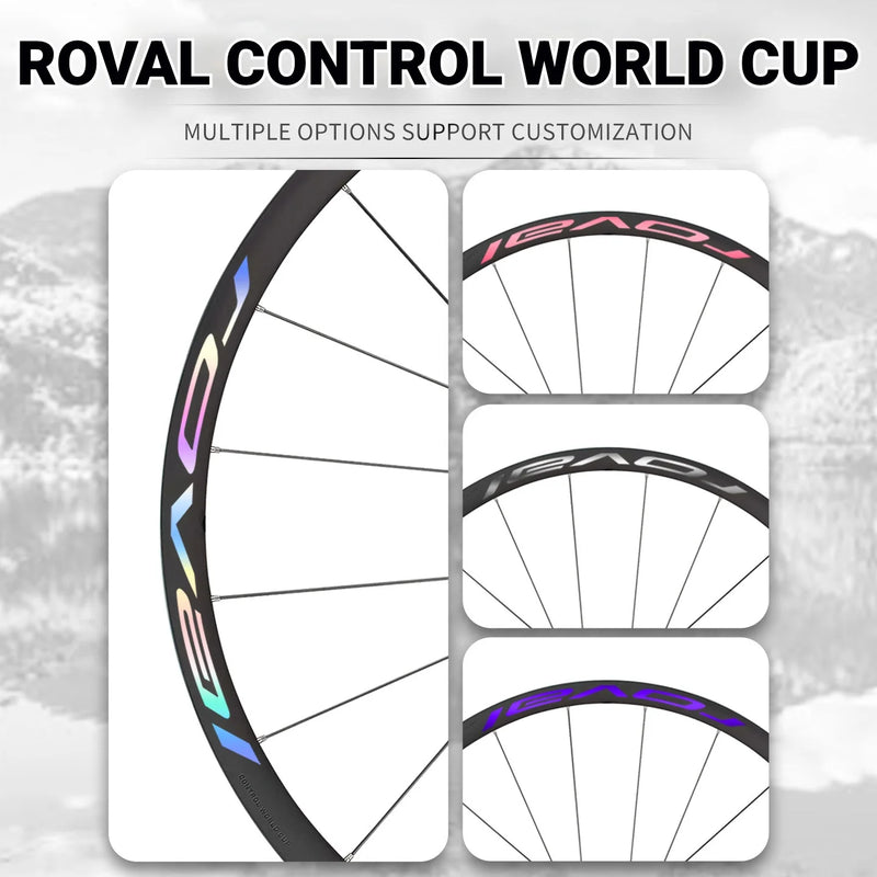 Roval Control 29 MTB Wheel Decals Custom Logo Color Change Stickers for Carbon Mountain Bike Wheels