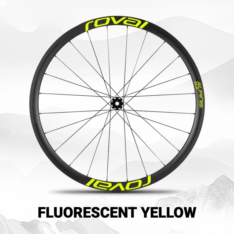 Roval Control 29 MTB Wheel Decals Custom Logo Color Change Stickers for Carbon Mountain Bike Wheels Fluorescent Yellow