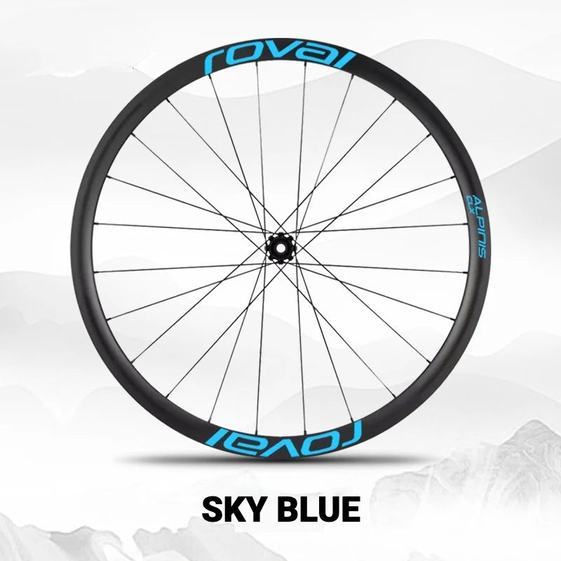 Roval Control 29 MTB Wheel Decals Custom Logo Color Change Stickers for Carbon Mountain Bike Wheels Sky Blue