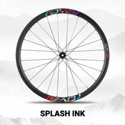Roval Control 29 MTB Wheel Decals Custom Logo Color Change Stickers for Carbon Mountain Bike Wheels Ink Splash