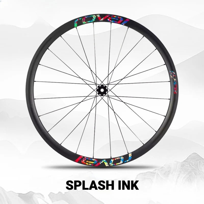 Roval Control 29 MTB Wheel Decals Custom Logo Color Change Stickers for Carbon Mountain Bike Wheels Ink Splash