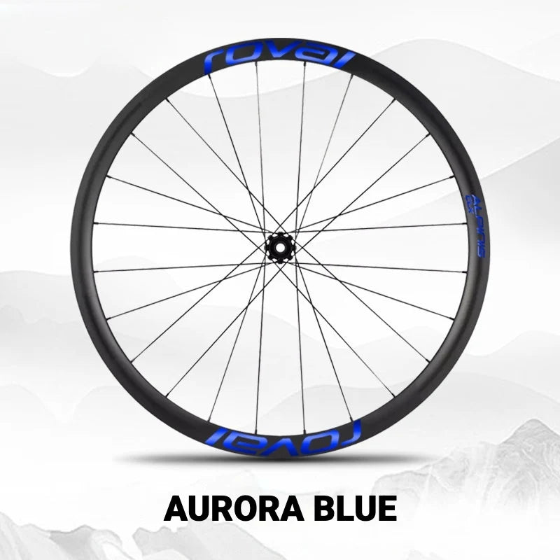 Roval Control 29 MTB Wheel Decals Custom Logo Color Change Stickers for Carbon Mountain Bike Wheels Aurora Blue