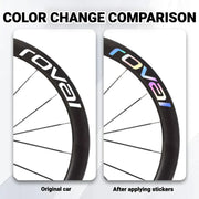 Roval Rapide CL III Wheel Decals Custom Carbon Wheel Logo Color Change Stickers
