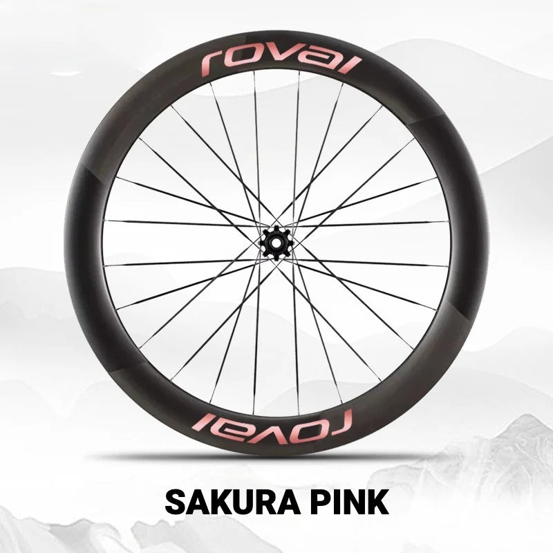 Roval Rapide CL III Wheel Decals Custom Carbon Wheel Logo Color Change Stickers Sakura Pink