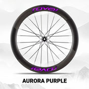 Roval Rapide CL III Wheel Decals Custom Carbon Wheel Logo Color Change Stickers Aurora Purple