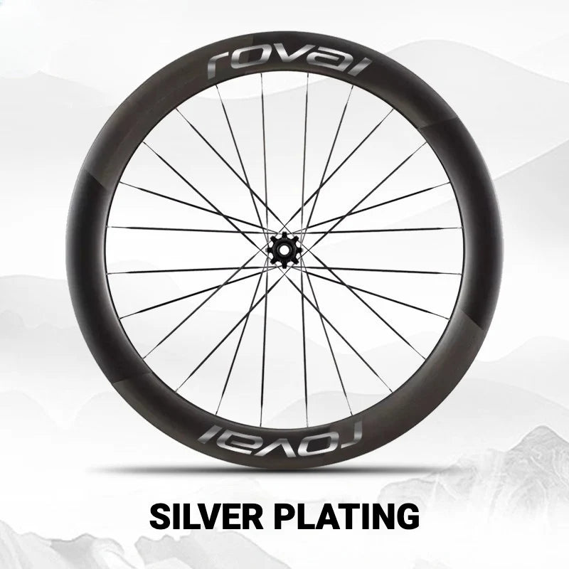 Roval Rapide CL III Wheel Decals Custom Carbon Wheel Logo Color Change Stickers Chrome Silver