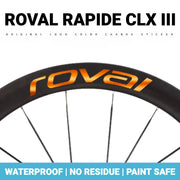 Roval Rapide CLX 3 Wheel Decals