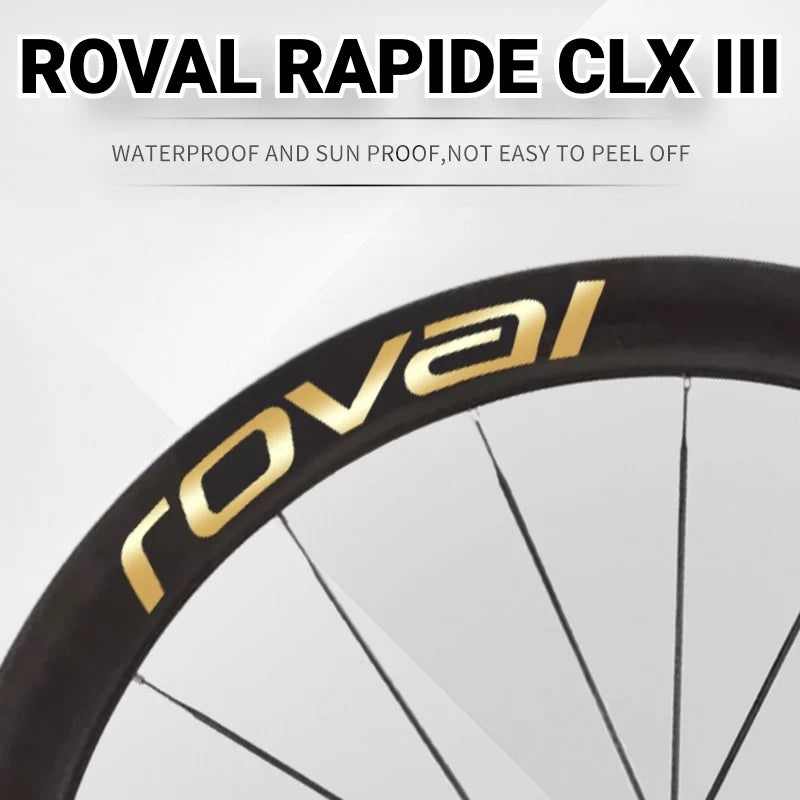 Roval Rapide CLX 3 Wheel Decals