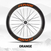 Roval Rapide CLX 3 Wheel Decals Orange Red