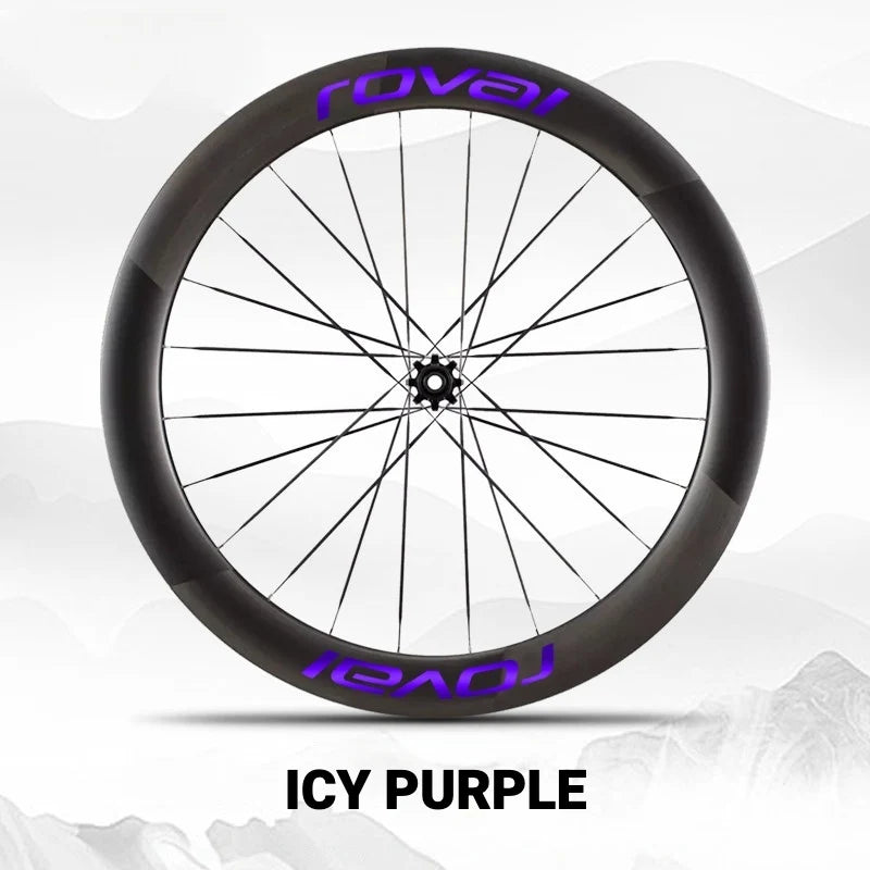 Roval Rapide CLX 3 Wheel Decals Ice Purple