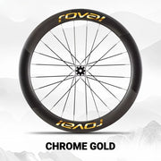 Roval Rapide CLX 3 Wheel Decals Chrome Gold