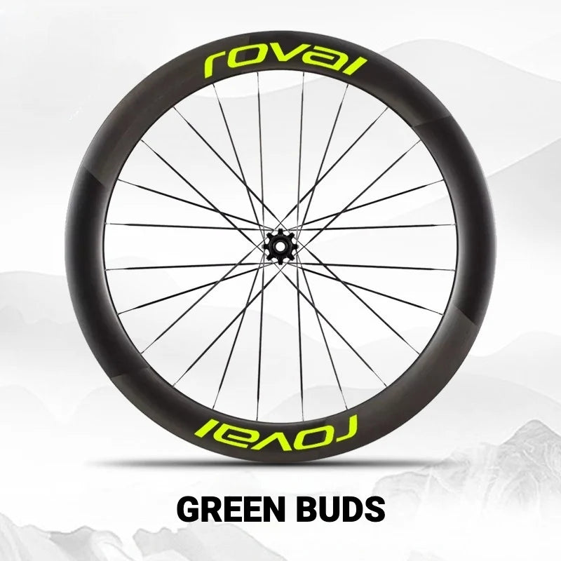 Roval Rapide CLX 3 Wheel Decals Fresh Green