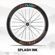 Roval Rapide CLX 3 Wheel Decals Ink Splash