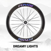 Roval Rapide CLX 3 Wheel Decals Dreamy Lights