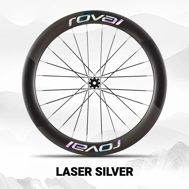 Roval Rapide CLX 3 Wheel Decals Laser Silver