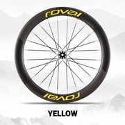 Roval Rapide CLX 3 Wheel Decals Yellow