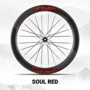 Roval Rapide CLX 3 Wheel Decals Soul Red