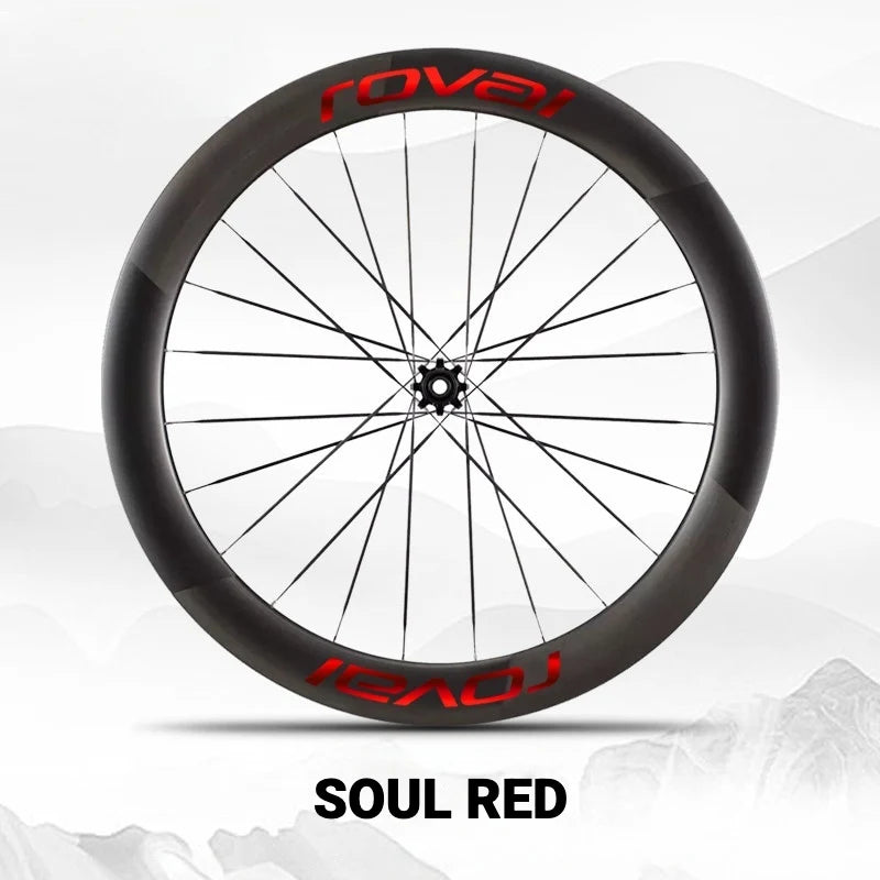 Roval Rapide CLX 3 Wheel Decals Soul Red