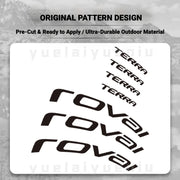 ROVAL RAPIDE CLX II Logo Color Change Sticker Full Set for Two Wheels + Backup Included