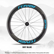 ROVAL RAPIDE CLX II Logo Color Change Sticker Full Set for Two Wheels + Backup Included Sky Blue