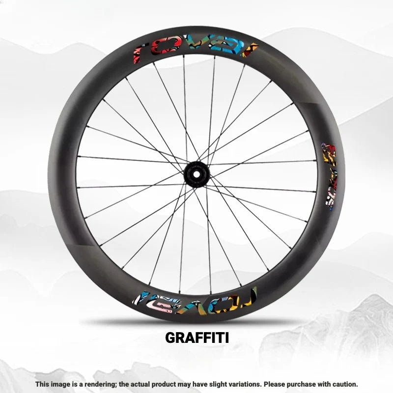 ROVAL RAPIDE CLX II Logo Color Change Sticker Full Set for Two Wheels + Backup Included Multicolor