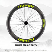 ROVAL RAPIDE CLX II Logo Color Change Sticker Full Set for Two Wheels + Backup Included Fresh Green