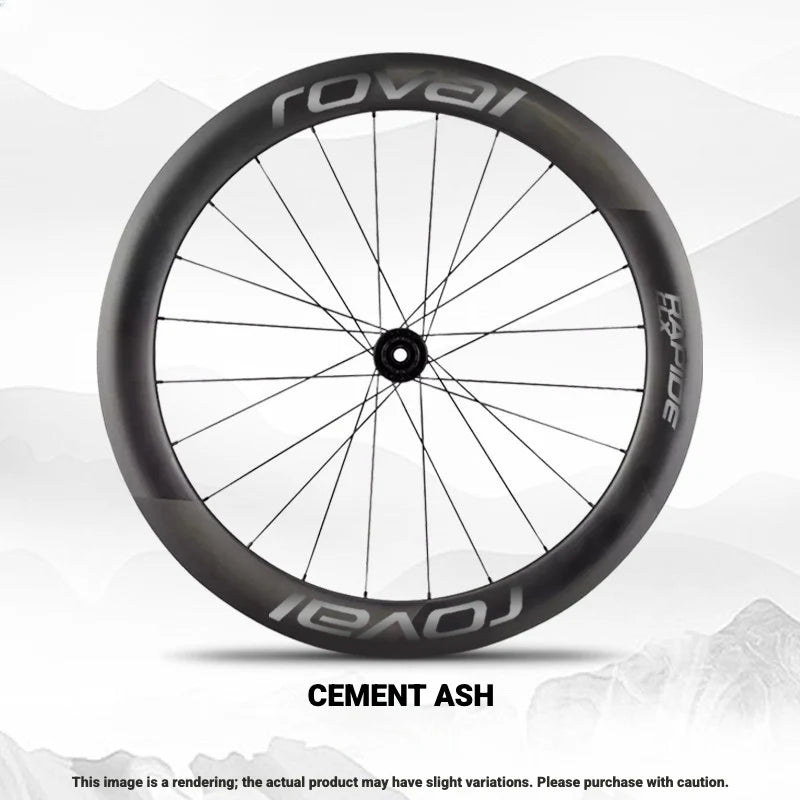 ROVAL RAPIDE CLX II Logo Color Change Sticker Full Set for Two Wheels + Backup Included Grey