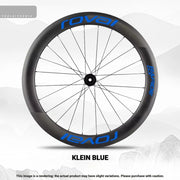 ROVAL RAPIDE CLX II Logo Color Change Sticker Full Set for Two Wheels + Backup Included Blue