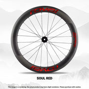 ROVAL RAPIDE CLX II Logo Color Change Sticker Full Set for Two Wheels + Backup Included Soul Red