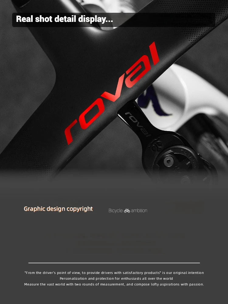 Roval Rapide Handlebar Logo Decal Stickers