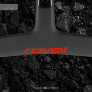 Roval Rapide Handlebar Logo Decal Stickers Neon Orange Single Piece