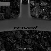 Roval Rapide Handlebar Logo Decal Stickers Glossy Black Single Piece