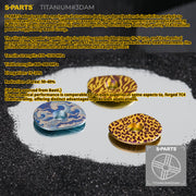 S-PartS 3DAM D-Type Top Cap Set for GIANT | 3D-Printed Titanium Powder | OD2 / OD1 Compatible | Multiple Patterns