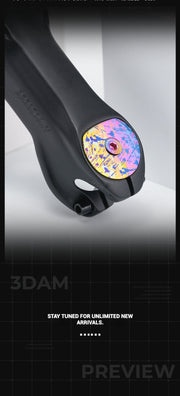 S-PartS 3DAM D-Type Top Cap Set for GIANT | 3D-Printed Titanium Powder | OD2 / OD1 Compatible | Multiple Patterns